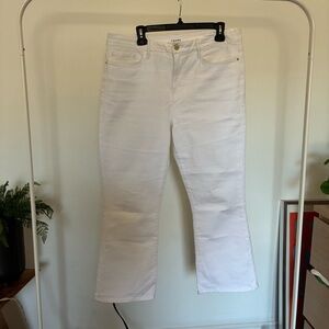 White Frame Le Crop Mini Boot Women's Jeans